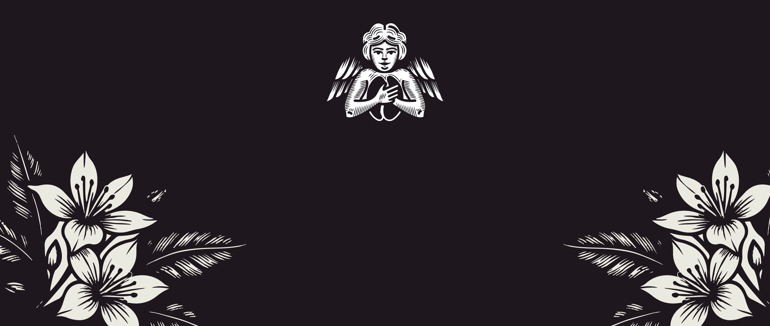 Símbolo del ángel de Cafeytinta, emblema que representa la protección, la inspiración y el espíritu del café puertorriqueño